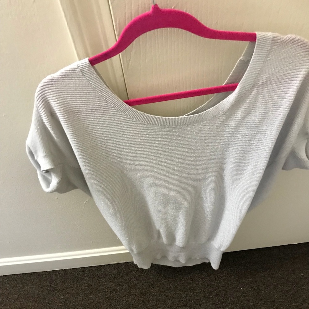 Express short sleeve sweater